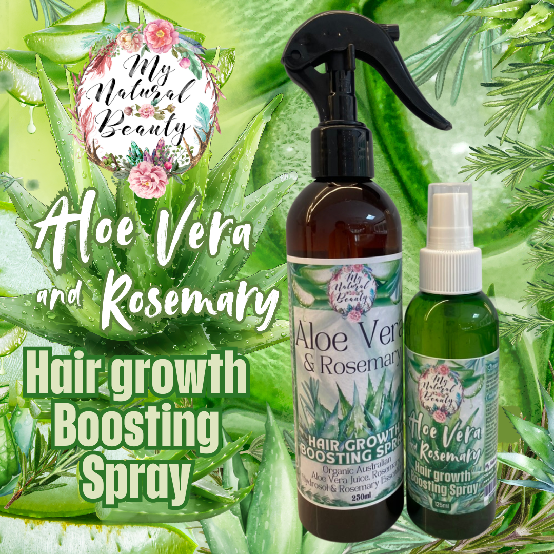 aloe vera plant for natural hair Aloe Vera and Rosemary Hair Growth Boosting Spray