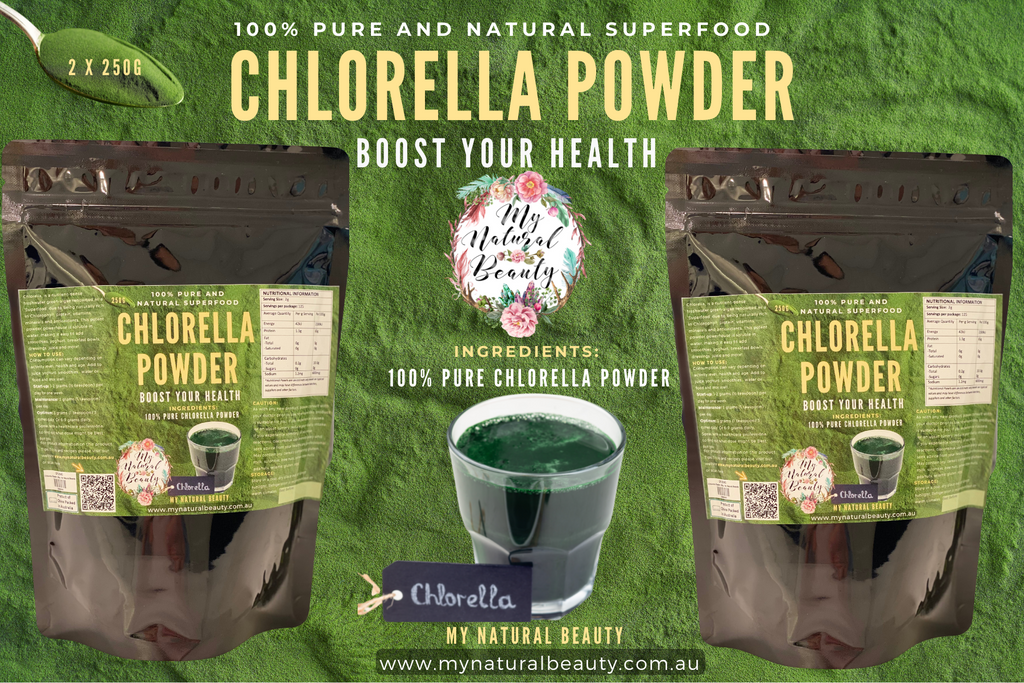 Buy Chlorella Powder online at My Natural Beauty Australia FREE
