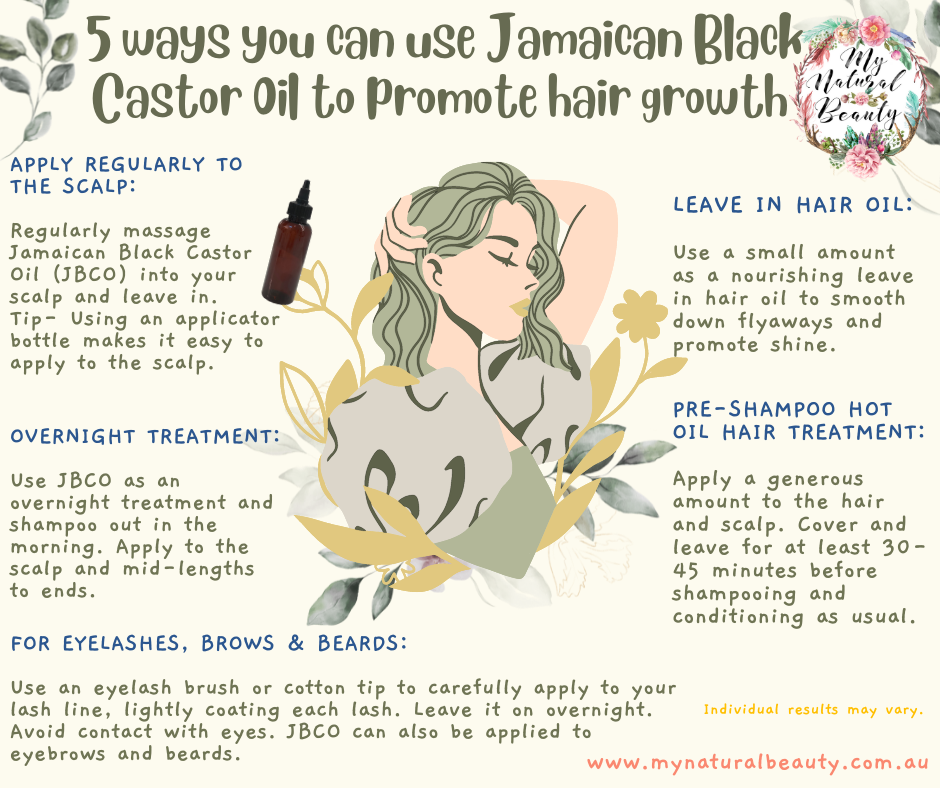 Jamaican Black Castor Oil- How is it used for promoting hair growth naturally?