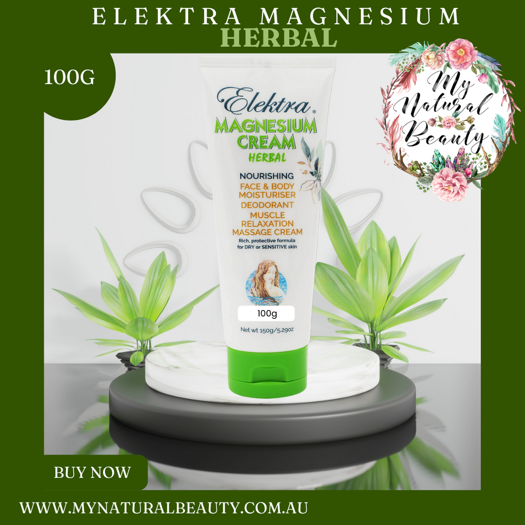Elektra Magnesium Cream- Herbal- 100g Tube