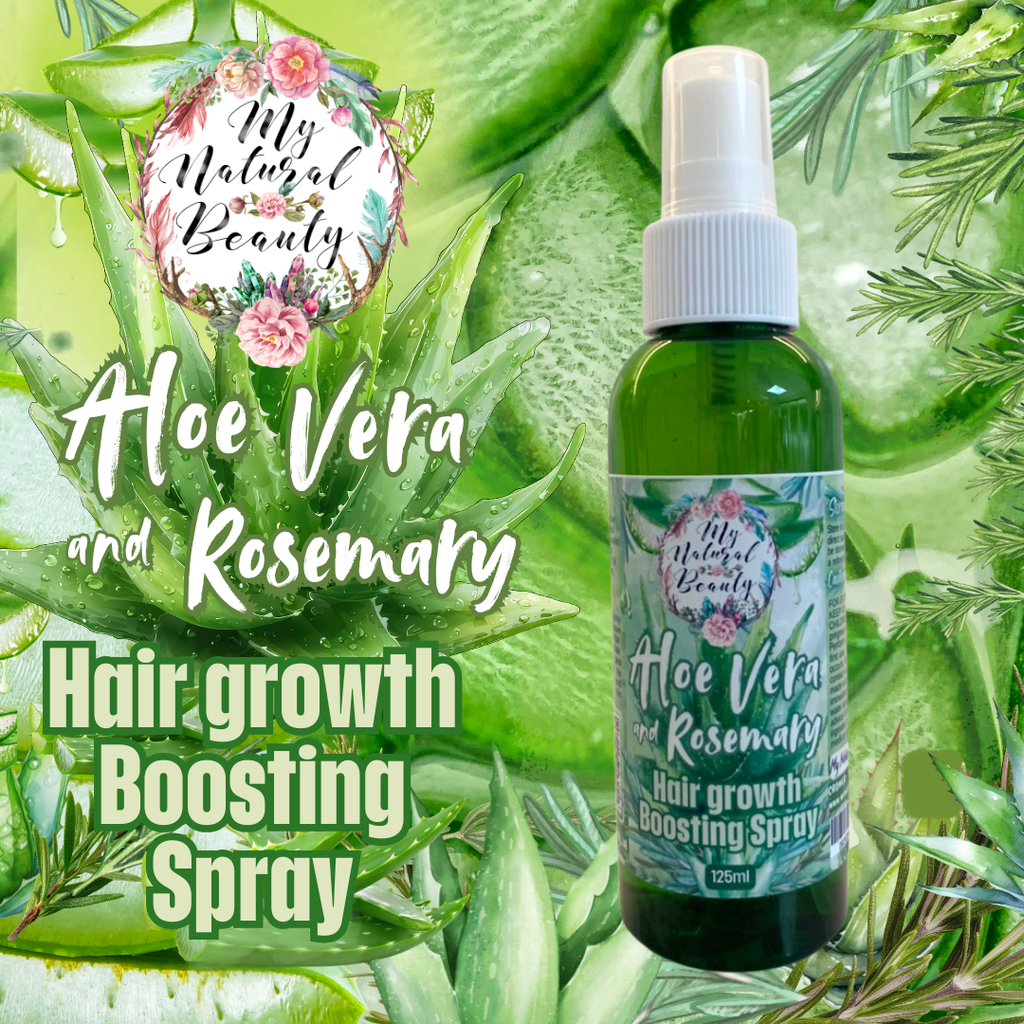 Aloe Vera and Rosemary Hair Growth Boosting Spray | My Natural Beauty