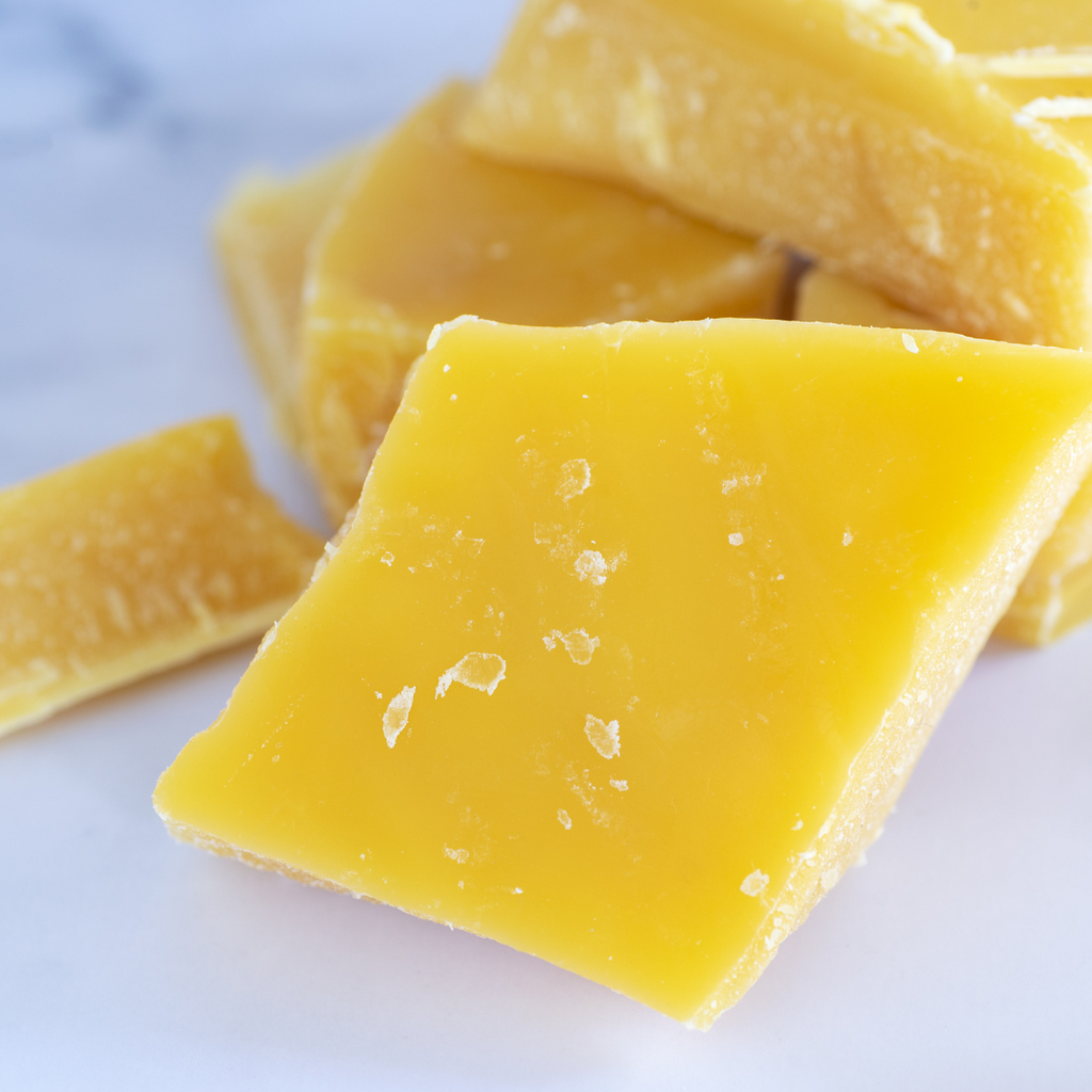 Natural Beeswax Block- Unrefined- 100g