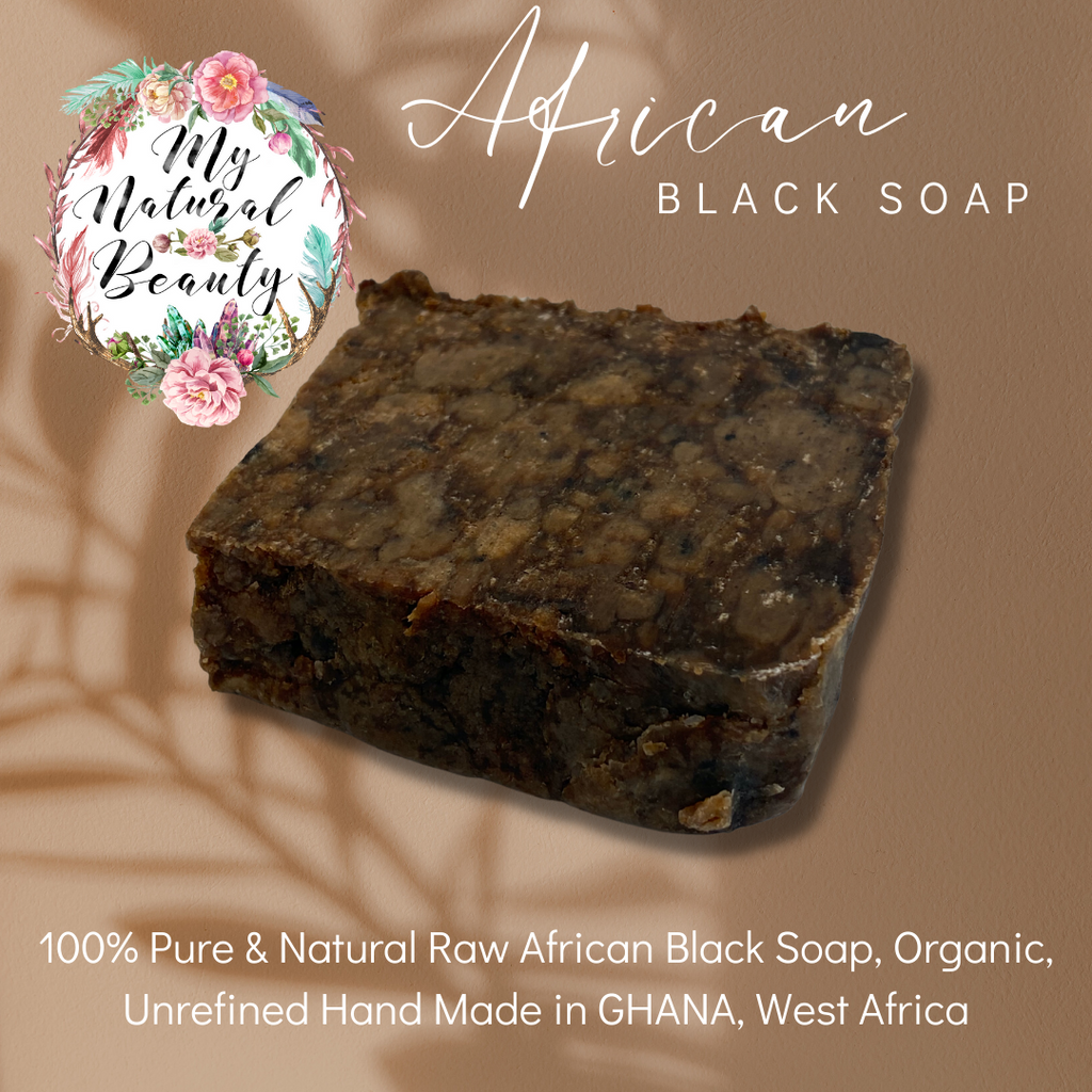 100% PURE AND NATURAL RAW AFRICAN BLACK SOAP – 100g bar Handmade in Ghana, Africa.  RAW AFRICAN BLACK SOAP PRODUCT OF GHANA High Quality Pure Premium Black Soap 100% Authentic Pure Raw Black Soap – 100% Plant based Natural Ingredients