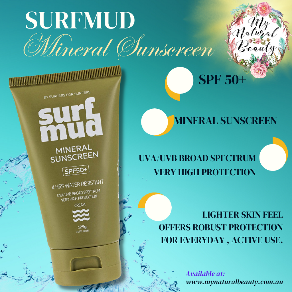 SURFMUD Mineral Sunscreen SPF 50+ 125g MINERAL SUNSCREEN