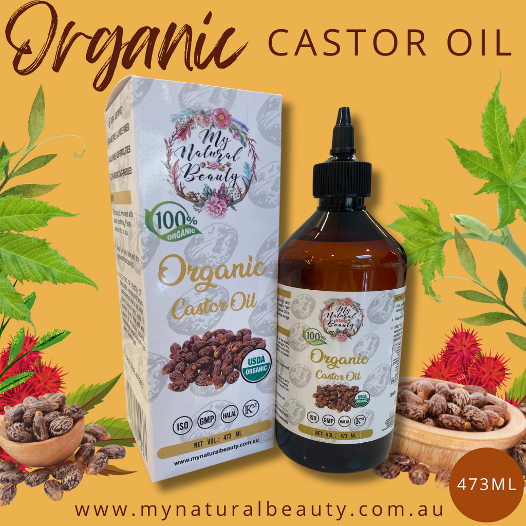 Organic Castor Oil- 473ml     100% Pure Organic Castor Oil (Ricinus communis)    ✓ USDA CERTIFIED ORGANIC