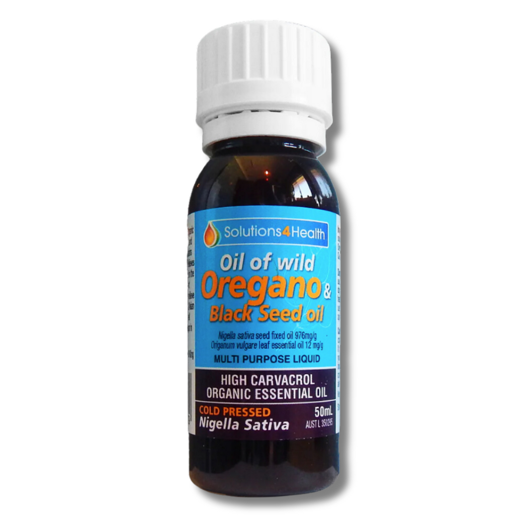 Oil of Wild Oregano & Black Seed Oil 6x 50ml- Solutions 4 Health