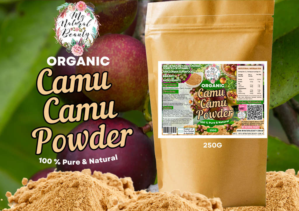 100% Organic Camu Camu Powder- 250g | My Natural Beauty