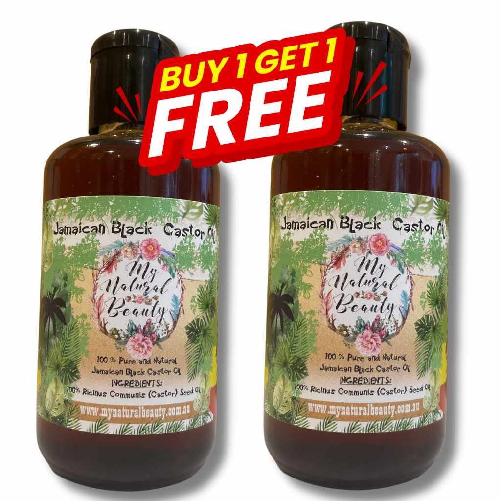BUY ONE GET ONE FREE! 100% PURE JAMAICAN BLACK CASTOR OIL- ORGANIC- 100ml