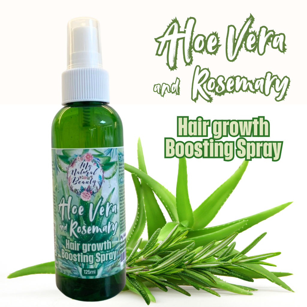 Aloe Vera and Rosemary Hair Growth Boosting Spray | My Natural Beauty