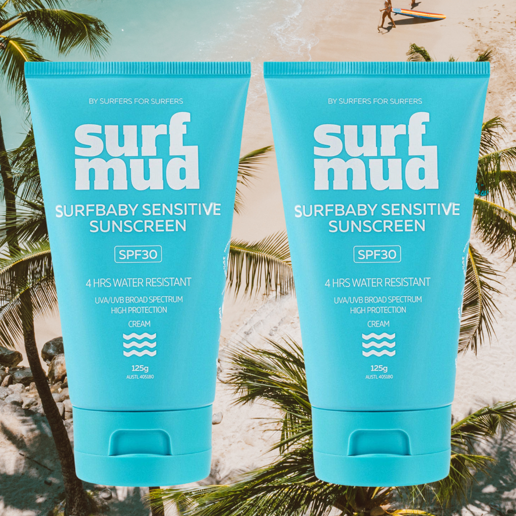 TWIN PACK- SURFMUD Surfbaby Sensitive Sunscreen SPF 30 - 2x 125g