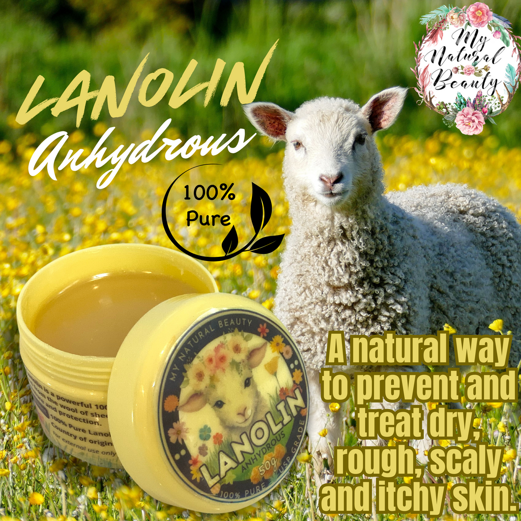Lanolin Anhydrous- 50g- Buy Pure Lanolin Online Australia | My Natural ...