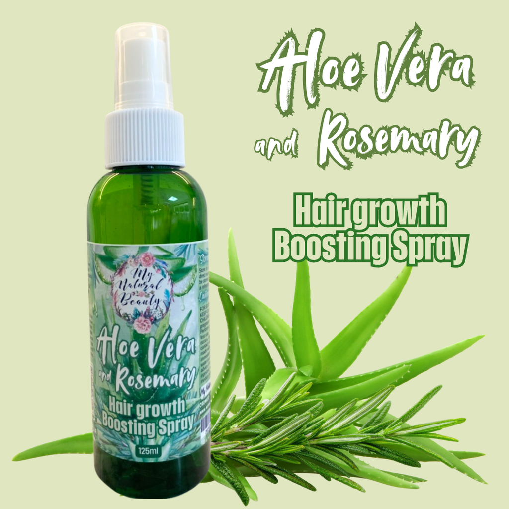 Aloe Vera and Rosemary Hair Growth Boosting Spray | My Natural Beauty