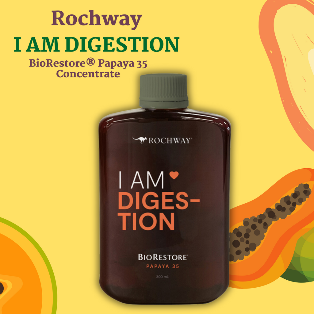 Rochway I Am Digestion (BioRestore Papaya 35) 300ml (TWIN PACK- 2x 300ml)