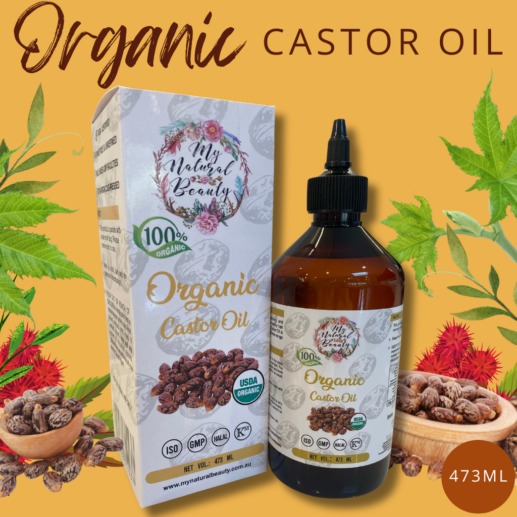 Organic Castor Oil- 473ml     100% Pure Organic Castor Oil (Ricinus communis)    ✓ USDA CERTIFIED ORGANIC