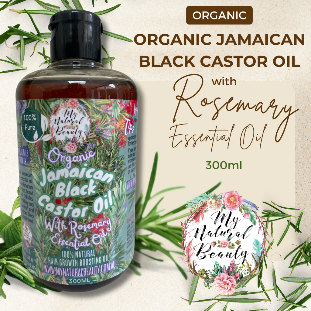 Jamaican Black Castor Oil with Rosemary Essential Oil- 100ml or 300ml