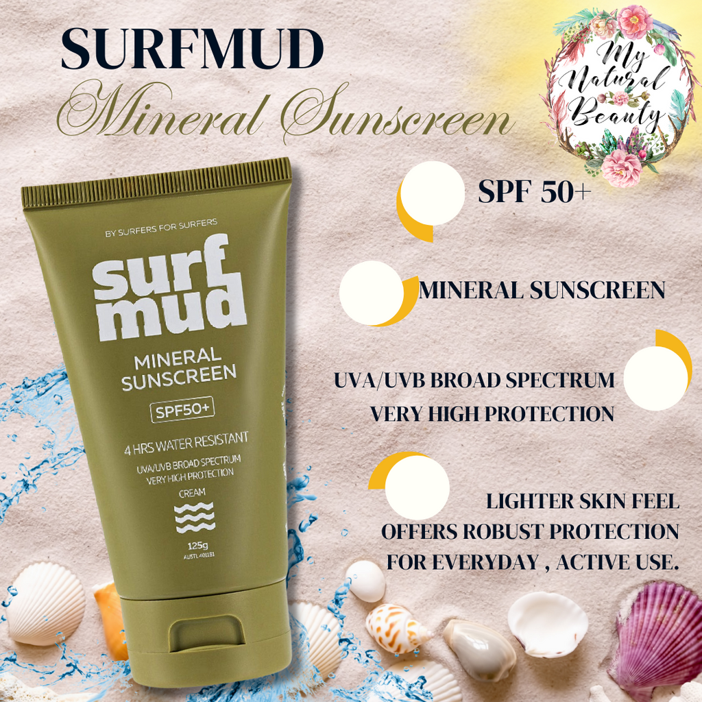 SURFMUD Mineral Sunscreen SPF 50+ 125g MINERAL SUNSCREEN