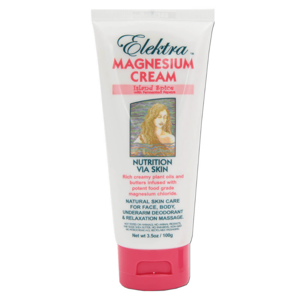 Elektra Magnesium Cream- Island Spice- 100g (13.5oz) Tube