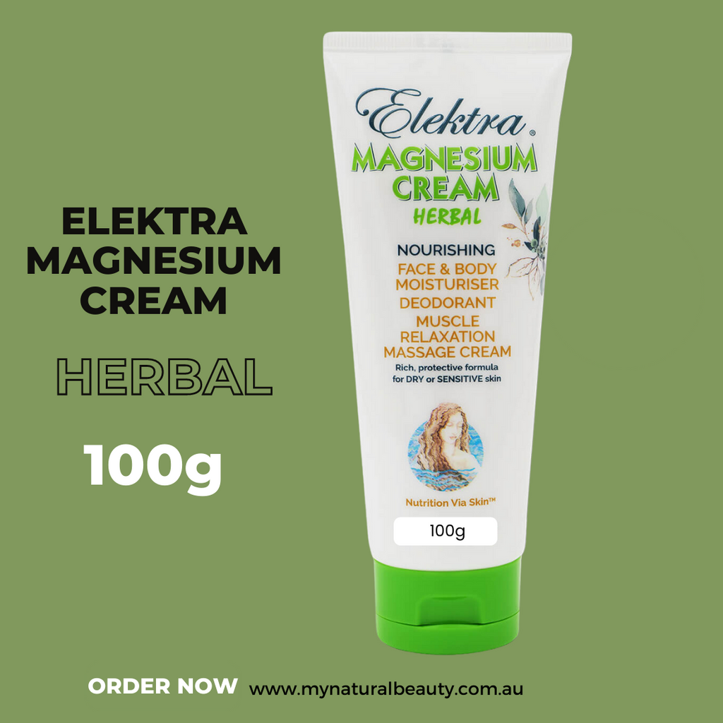 Elektra Magnesium Cream- Herbal- 100g Tube
