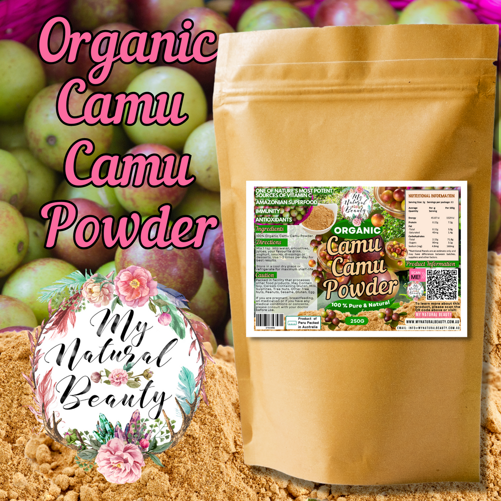 Camu Camu Powder - ORGANIC PREMIUM QUALITY GROUND PURE  SUPERFOOD 250g