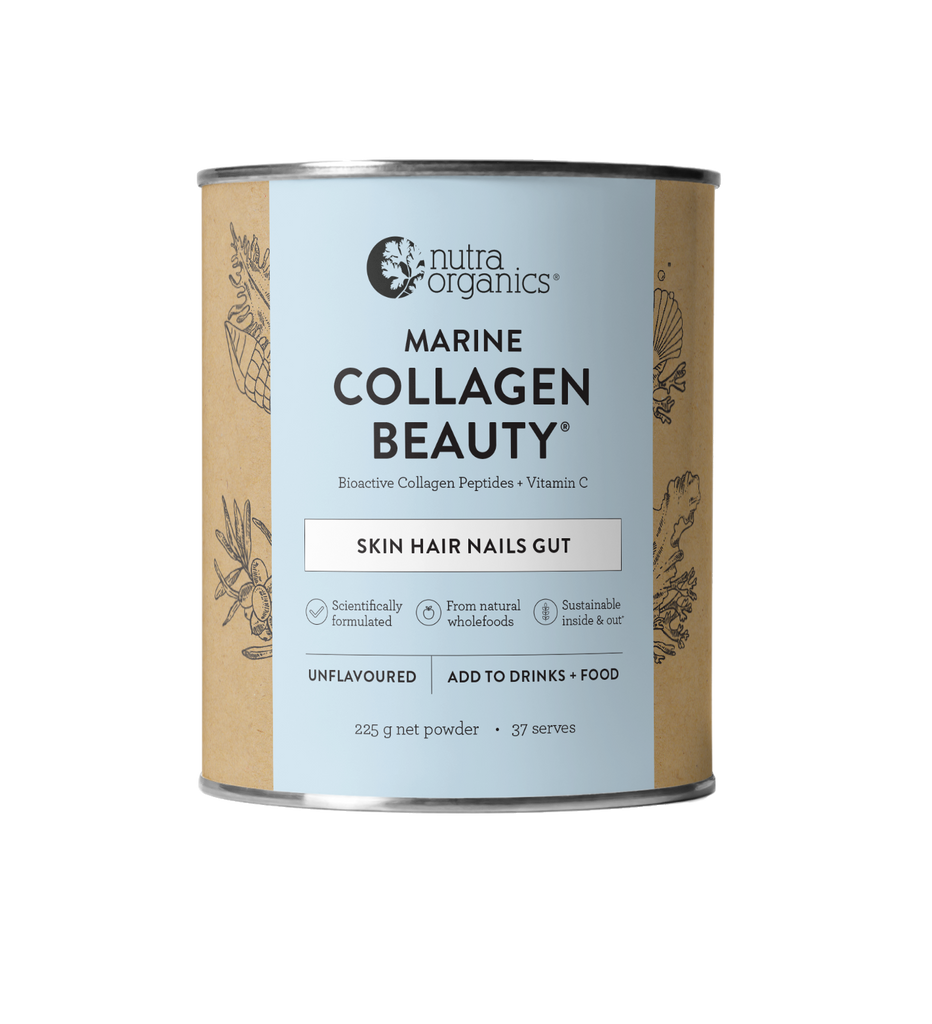 Nutra Organics Marine Collagen Beauty™ Skin. Hair. Nails. Gut. 225g