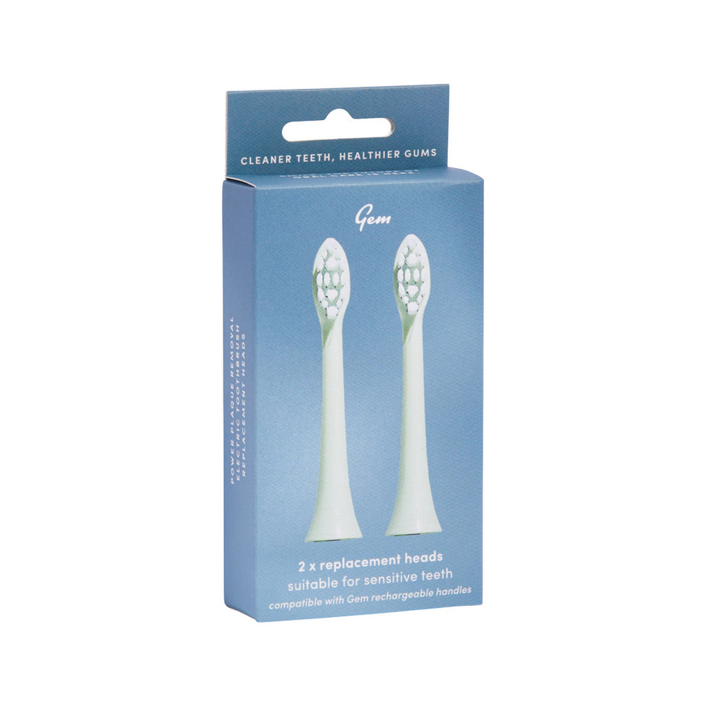 Gem electric toothbrush replacement heads