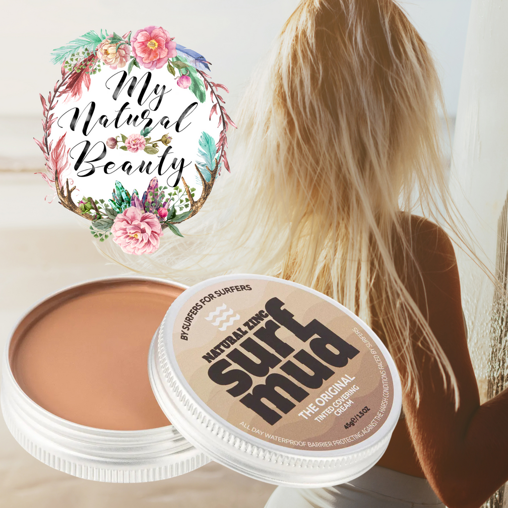 Surfmud – Natural Zinc: Tinted Covering Cream 45g   Surfmud is 45g of natural zinc-based tinted covering cream – made by surfers, for surfers.    Surfmud is a natural zinc-based tinted covering cream – made by surfers, for surfers. Summer is here!  Get your hands on some of this before the next swell arrives or grab some before heading off for your next surf trip in the tropics. Mud Up!  Product Ingredients  Zinc Oxide, Coco Caprylate/Caprate, Beeswax, Lanolin, Kaolin, Iron Oxides.