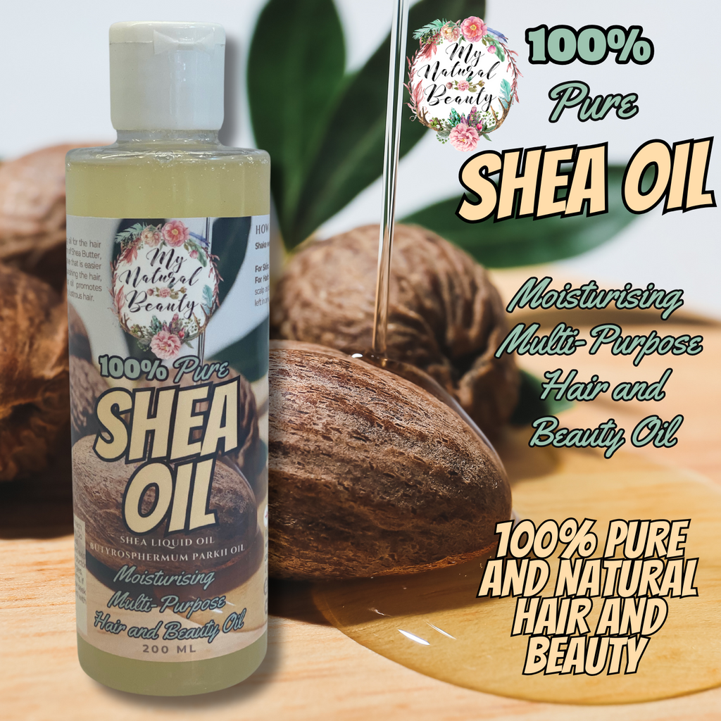Shea Oil (Liquid)- 100% Pure    Multi-Purpose Shea Liquid Oil. Nourish & Moisturise the Hair and Skin.