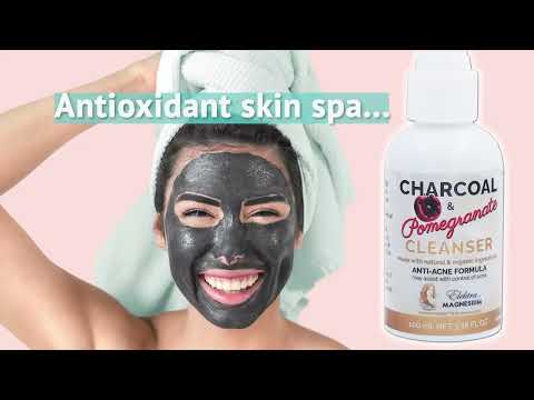 Elektra Magnesium pore-clarifying Charcoal Pomegranate Cleanser