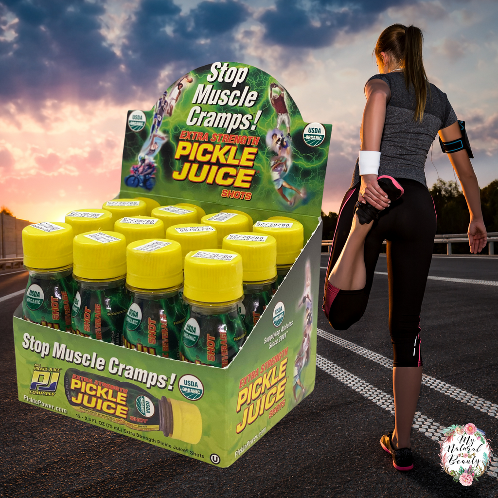 PICKLE JUICE 12 PACK 75ML - EXTRA STRENGTH 100% All-Natural, USDA Organic and Scientifically Proven to Stop Muscle Cramps. Buy Pickle Juice Cromer NSW