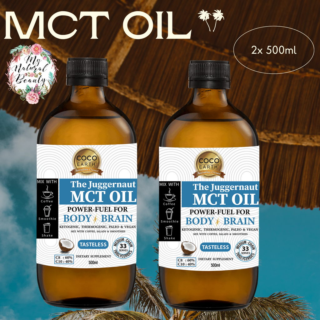 The Juggernaut Coconut MCT Oil- 1 Litre (2x 500ml)    Buy Online Australia