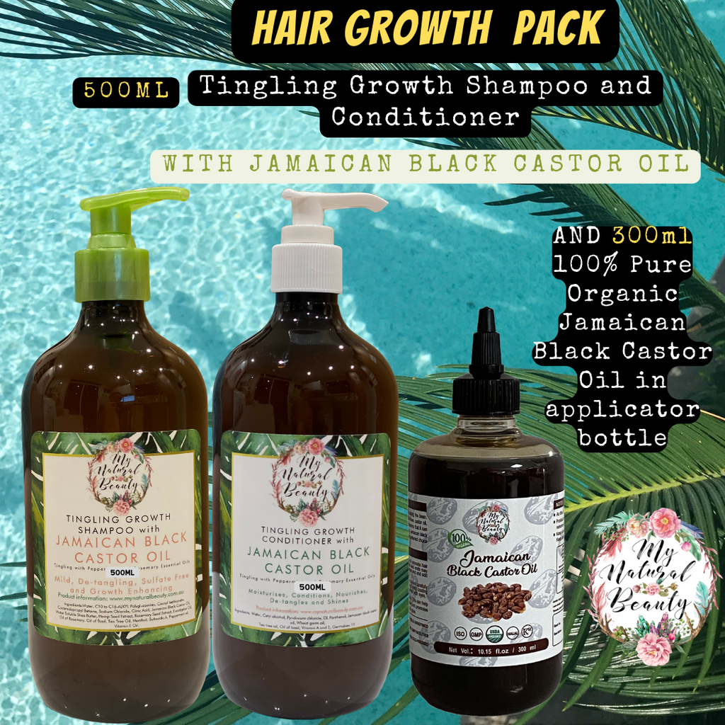 Hair Growth Shampoo and Conditioner. Hair Growth Hair Products. Natural Hair growth products Australia. Buy Jamaican Black Castor Oil Australia.