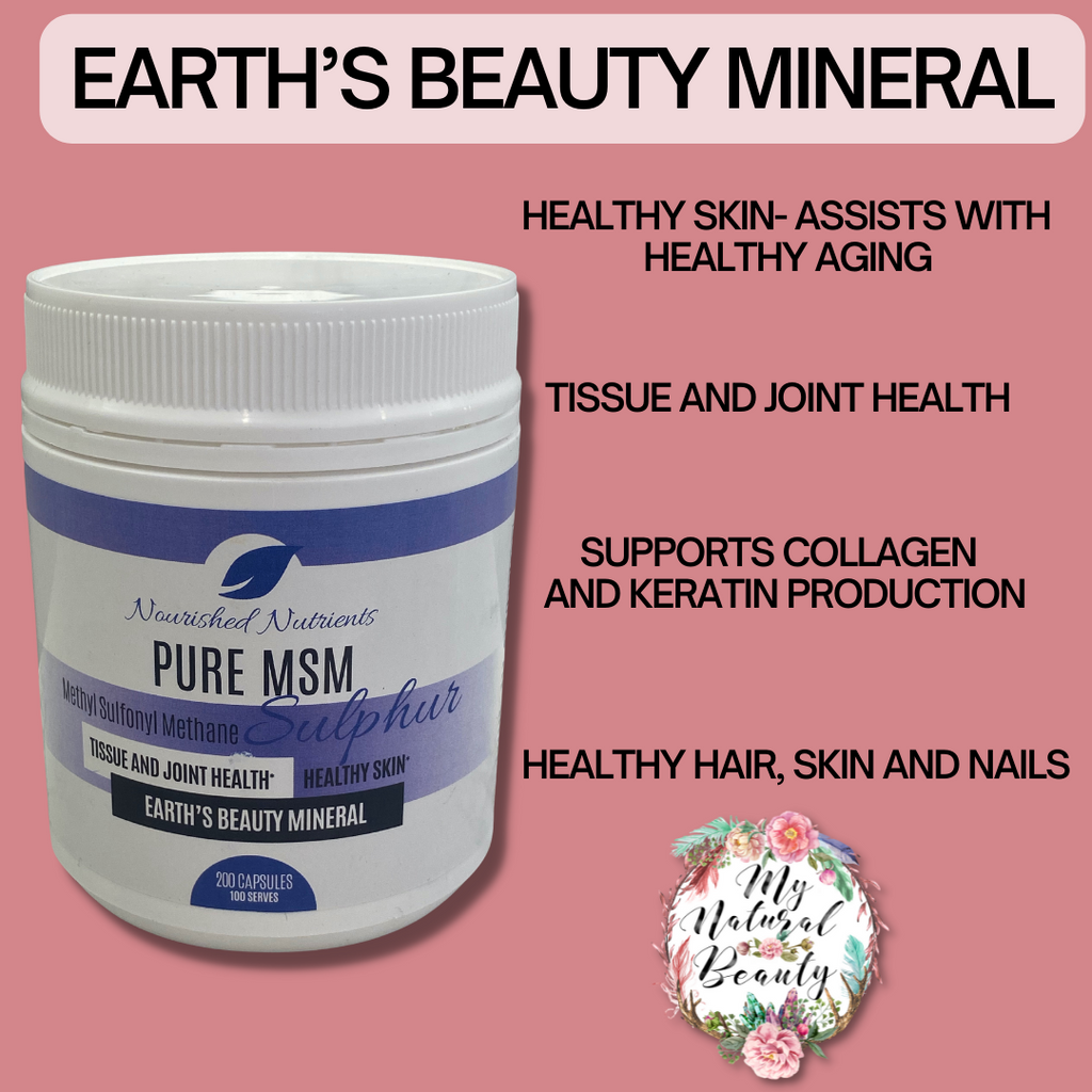 MSM Capsules ( Methyl Sulfonyl Methane ). Buy online Australia.