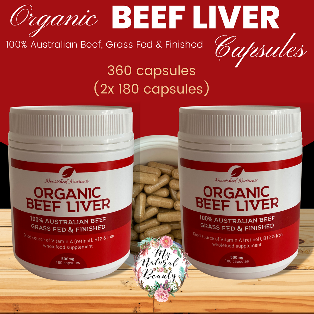 Beef Liver Capsules. Bulk. Buy online in bulk Australia