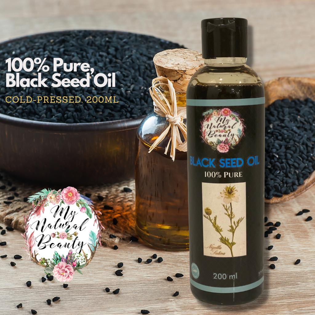 100% Pure Black SEED OIL -ORGANIC- NIGELLA SATIVA- QUALITY Cold Pressed 200ml