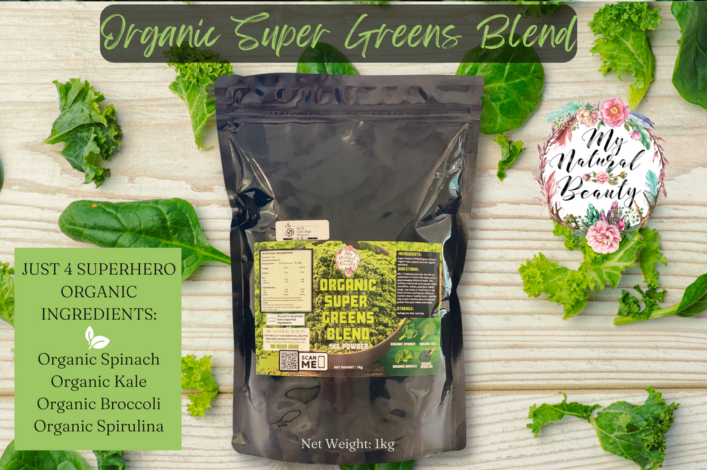 Green smoothie recipe. Green superfood powder sydney