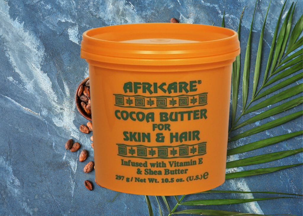 Cocoa Butter for Skin & Hair is specially formulated with Shea Butter and Vitamin E to repair dry and damaged skin. This rich moisturiser helps prevent stretch marks, soften skin marks and eliminate ash. When used on hair it helps condition, moisturise and enhance all hair types. Use daily and you will see and feel the difference.  My Natural  Beautry
