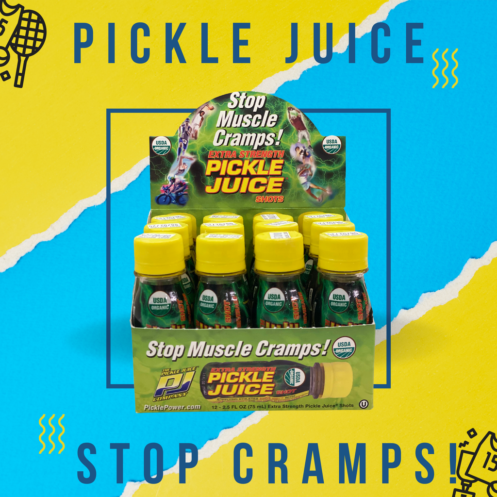  -Pickle Juice stops muscle cramps quicker than anything else on the market.  -Pickle juice blocks the neurological message which is the root cause of the cramp with its unique Neural inhibitors, causing the cramp to release almost immediately.