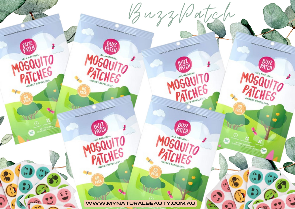 BuzzPatch Mosquito Repellent Patches   Pack of 60 assorted colours BuzzPatch mosquito repellent stickers. The world’s #1 all-natural, non-spray protection against mosquitoes!   This is a pack of pure magic. A scientifically formulated and tested blend of highly effective, all natural essential oils that have been used for hundreds of years by indigenous communities to repel mosquitos. 6 pack bulk buy.