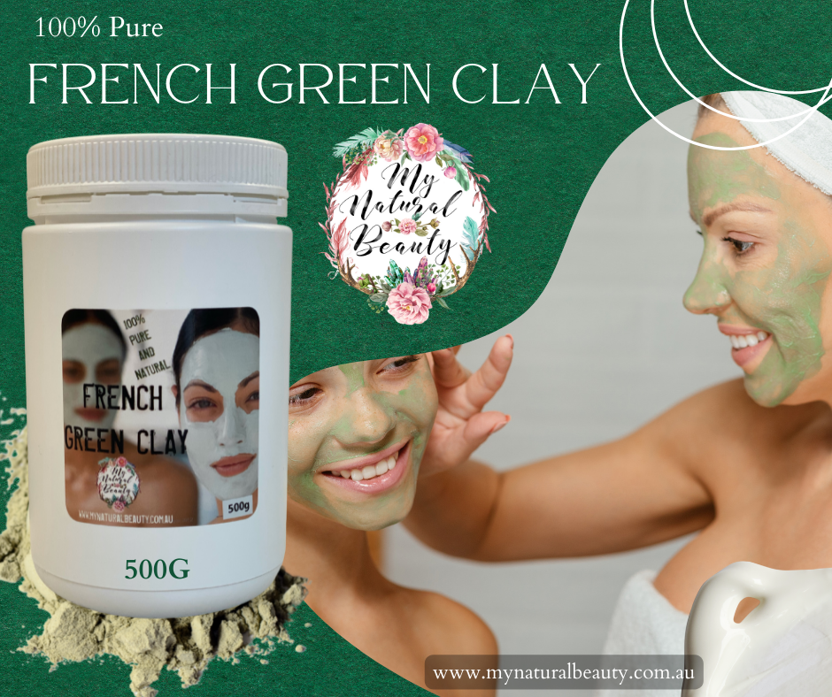 100% Pure French Green Clay- 500g buy Australia