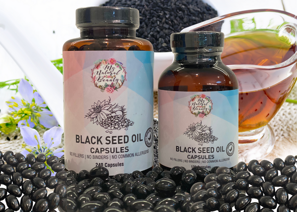 Ingredients: 100% Pure Black Seed Oil (Nigella Sativa) (Cold-Pressed), soft gel capsule.