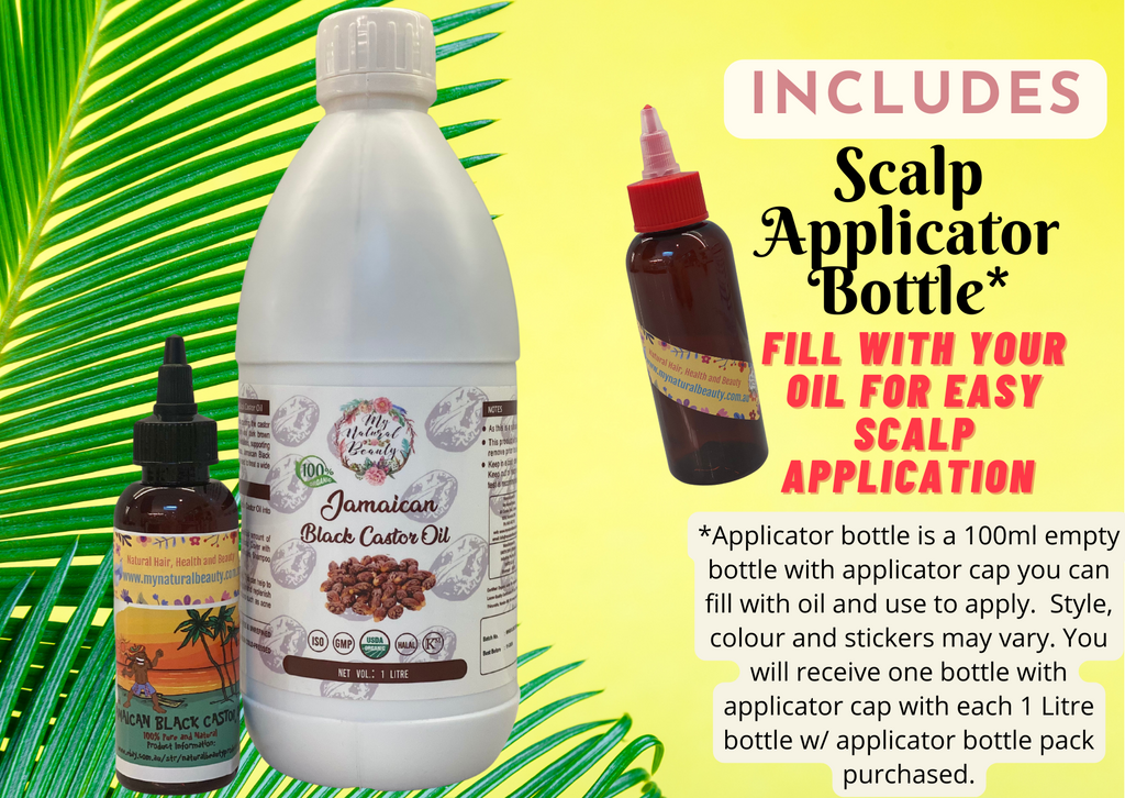 100% Pure Jamaican Black Castor Oil- ORGANIC 100 % PURE and Natural- Hair loss treatment. Re-grow hair naturally!