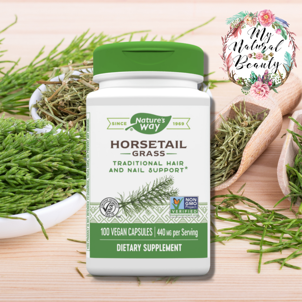  Horsetail Capsules - Hair Growth Supplement Hair, Skin, Nails. Horsetail Grass