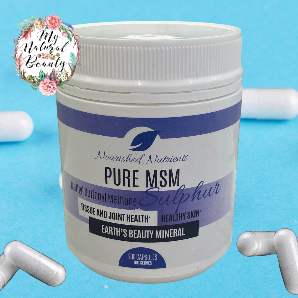 MSM Capsules ( Methyl Sulfonyl Methane ). Buy online Australia.