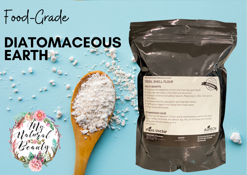  Description:   Fossil Shell Flour is a natural product derived from the fossilised remains of microscopic shells of freshwater aquatic organisms called diatoms. This 100% pure plant based whole food has many health benefits and provides a natural source of silica.