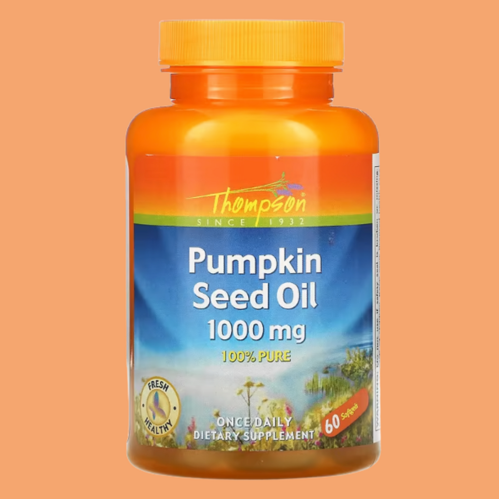  Pumpkin Seed Oil Capsules 1000mg- 100% Pure   Once Daily Supplement- 60 Softgels  Thompson, Pumpkin Seed Oil, 1000 mg, 60 Softgels Buy online Australia