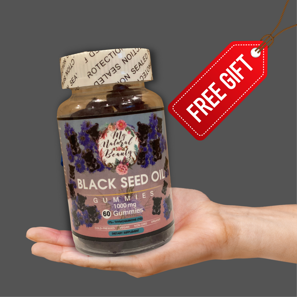 BLACK SEED OIL CAPSULES (240 caps) and RECEIVE A FREE BLACK SEED OIL GUMMIES (60 Gummies) (Free Gift Value- $39.95)