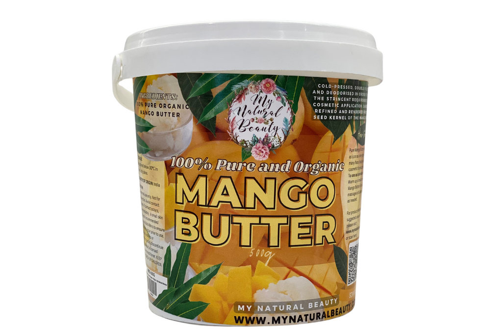 Ingredients:   100% Pure Organic Mango Butter (Organic Mangifera Indica Seed Butter)