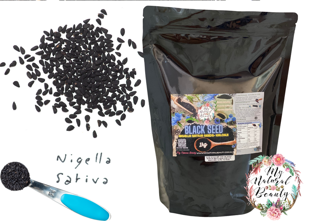 Black Seed (also known as Nigella Seed or Kalonji) is derived from the fruit of the annual flowering plant known as Nigella Sativa, in the family Ranunculaceae. 