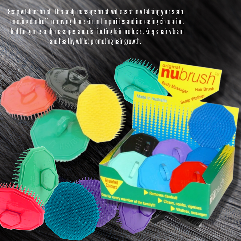 Nubrush Nu Brush - Scalp vitaliser, dandruff remover, body massager | My ...