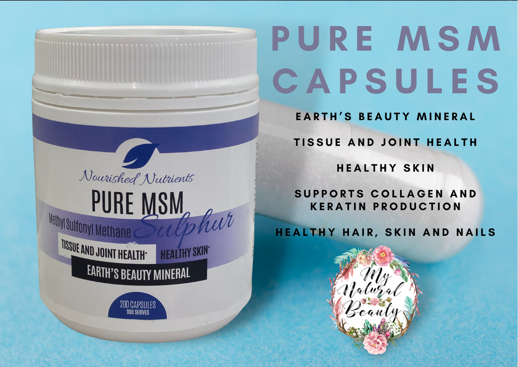 Pure MSM Capsules (Methylsulfonylmethane) Bulk 600 capsules Free